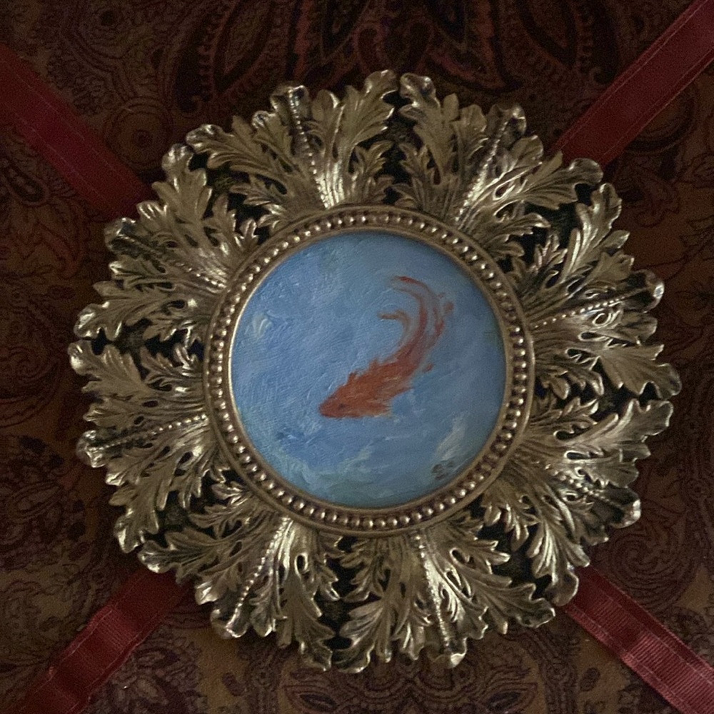 original oil painting, framed